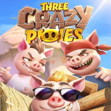 Three Crazy Piggies logo