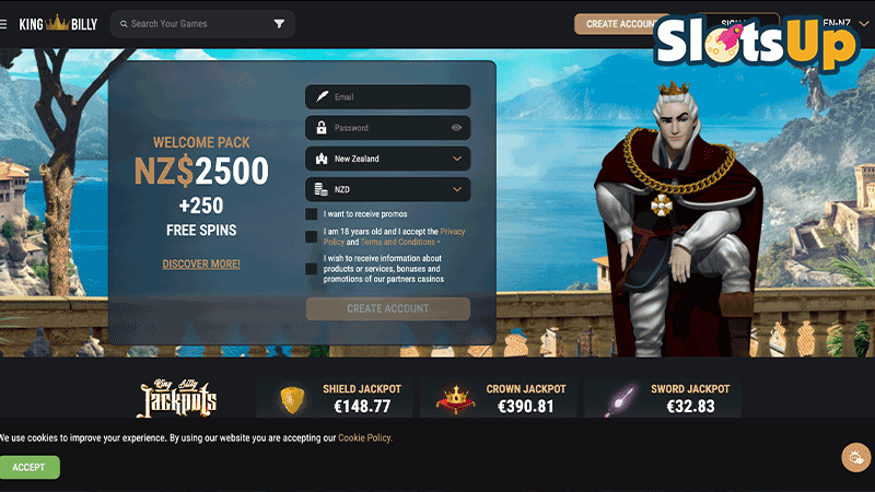 King Billy Casino login