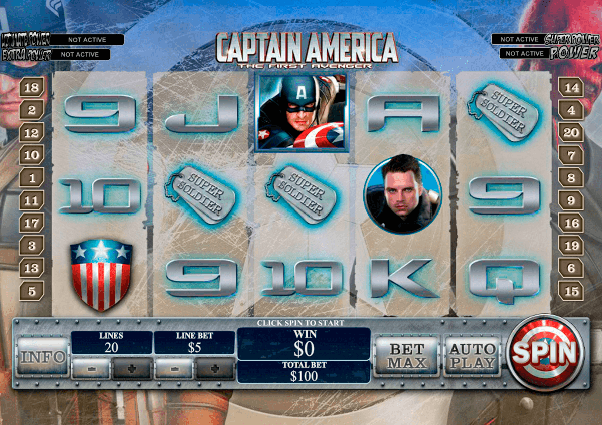 captain america playtech 
