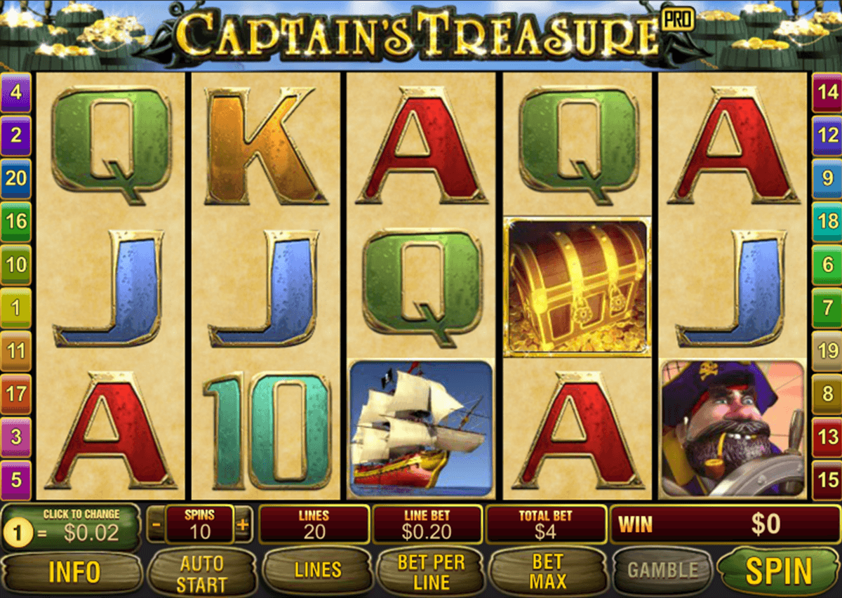 captains treasure pro playtech 