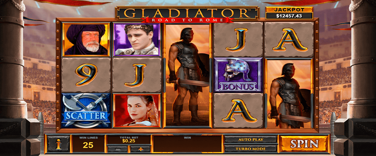 gladiator road to rome playtech 