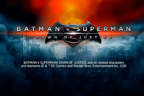 logo batman vs superman playtech 