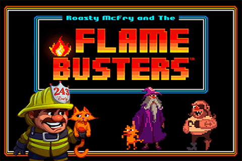 logo flame busters thunderkick 
