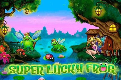 logo super lucky frog netent 