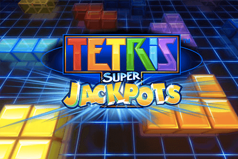 logo tetris super jackpots wms 