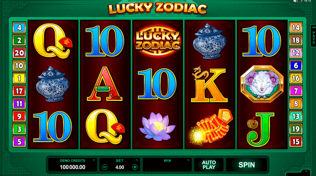 lucky zodiac microgaming 
