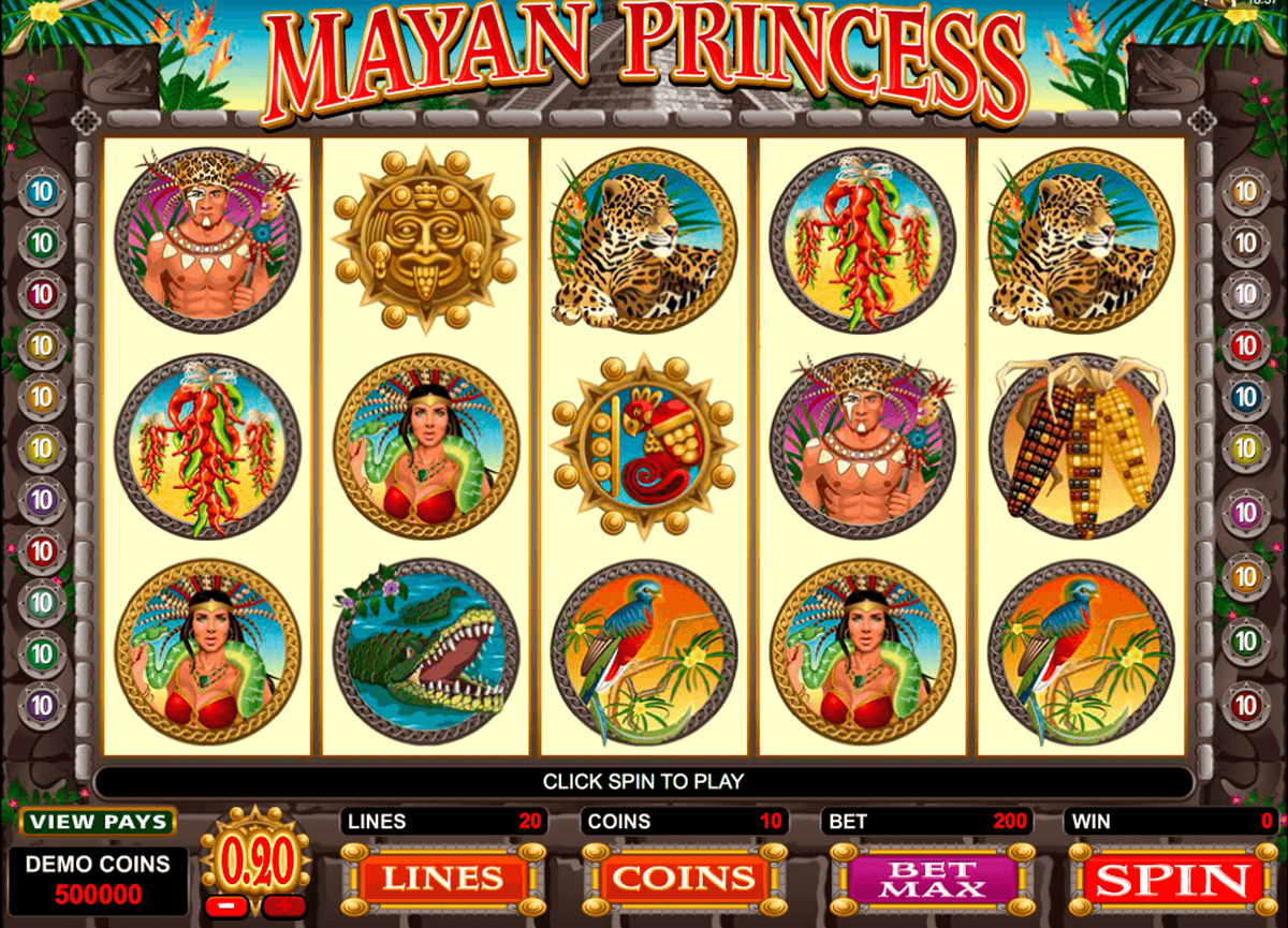 mayan princess microgaming 