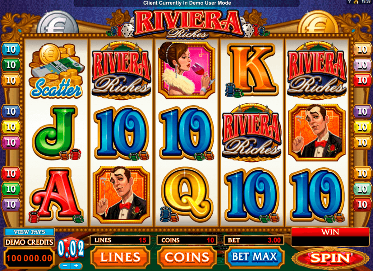 riviera riches microgaming 
