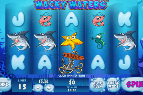wacky waters playtech 